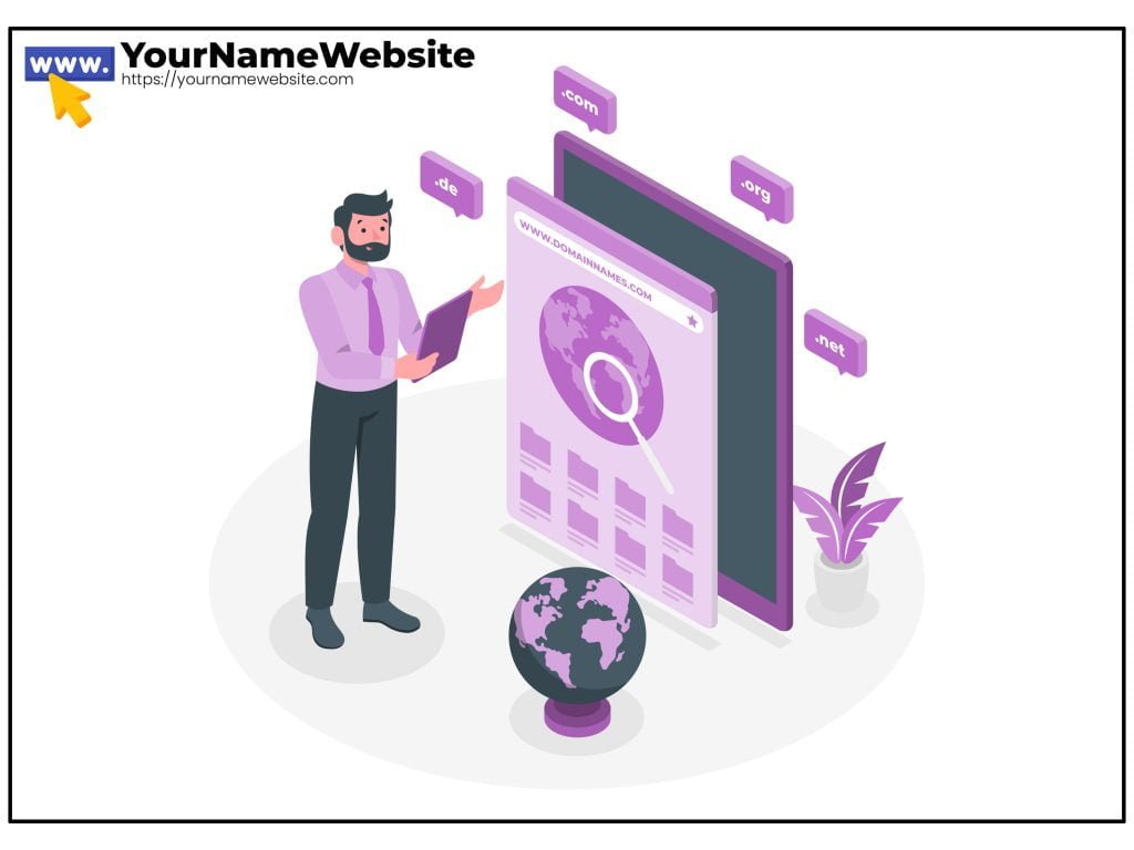 How to Purchase a Domain Name for a Website - YOURNAMEWEBSITE