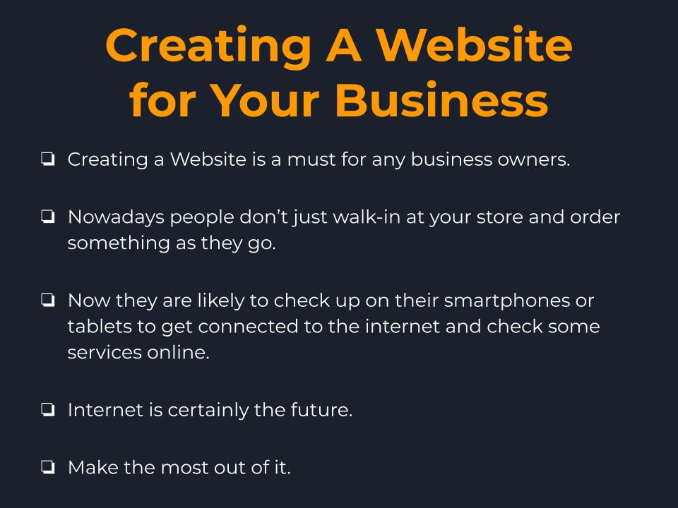 Website for Business - CREATING A BUSSINESS WEBSITE - Page 003 - yournamewebsite